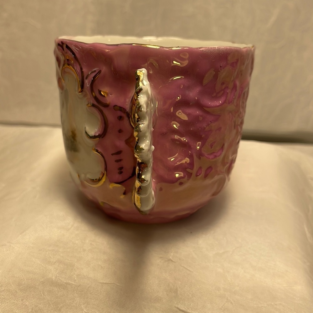 Antique Courting Couple Victorian Style Cup - Picture 2 of 6
